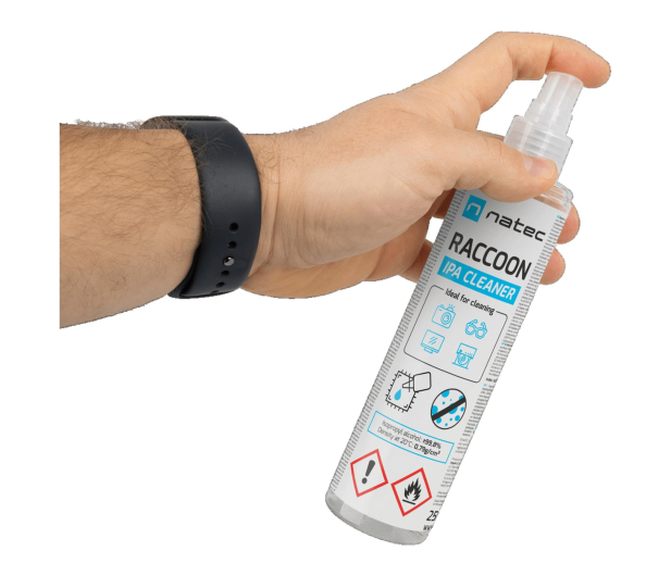 Natec Raccoon IPA cleaner spray 250ml Alkohol izopropylowy - 1535117 - zdjęcie 4